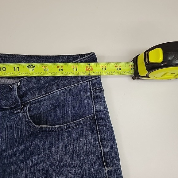 Lee Riders Jeans Womens Boot Cut 14 Blue Midrise Straight Stretch Denim - Picture 3 of 11